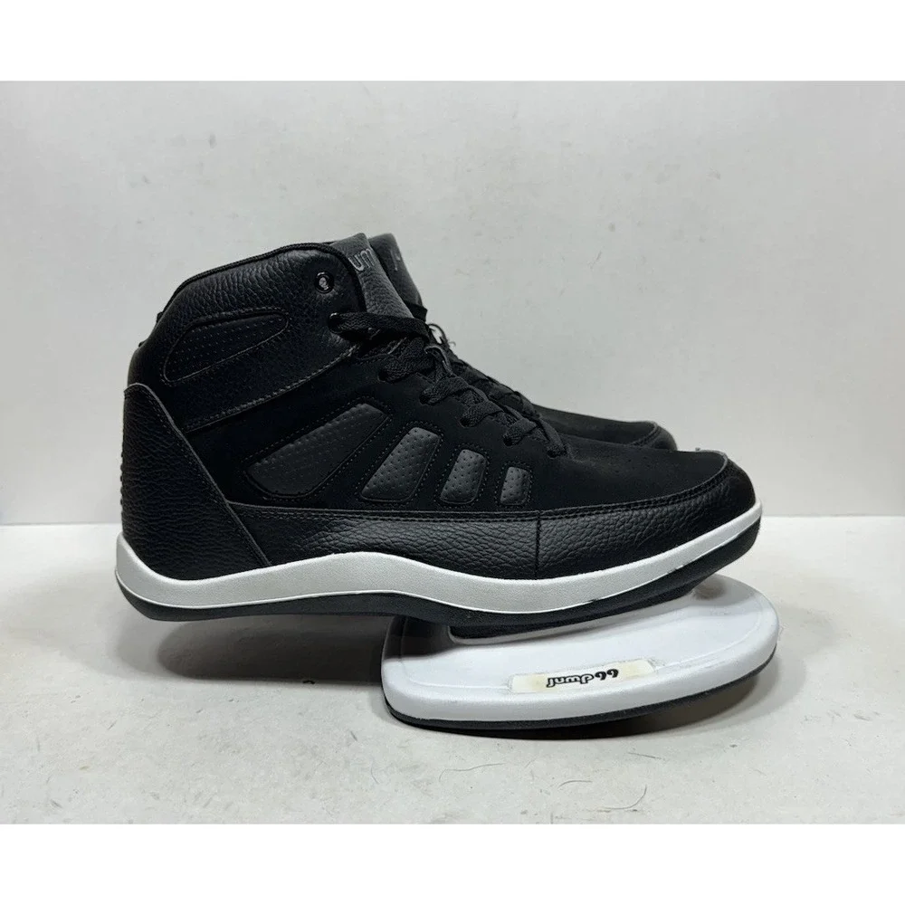 Jump99 Strength Training Shoes Men's Size 11 Black Leather Plyometric High Top